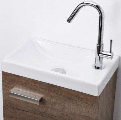 Lave-mains WOODSTOCK 1 porte chêne nebraska 40cm