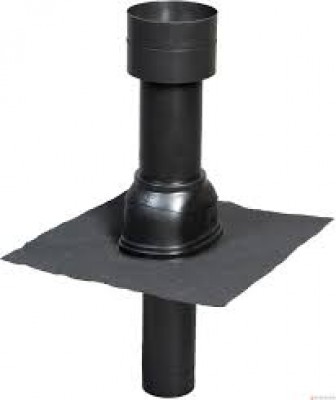 Solin UBIFLEX diamètre 166mm noir 25/45 UBBINK