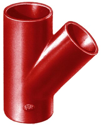 Culotte simple SMU S 45° diamètre nominal 125-100mm PONT A MOUSSON