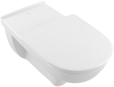 Cuvette à fond creux O NOVO VITA suspendu sortie horizontale VILLEROY ET BOCH