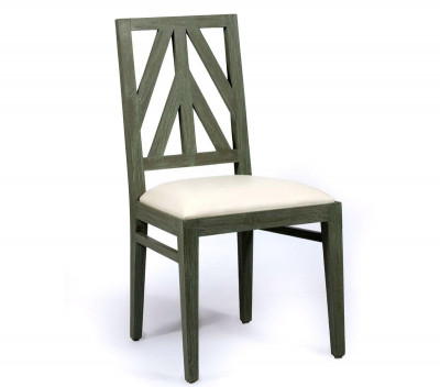Chaise en teck massif de salon