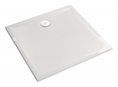 Receveur PRIMA céramique à encastrer 90x90 ultra-plat antidérapant