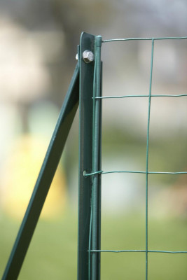 Barre de tension plastifiée vert 2,05 m DIRICKX