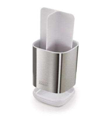 Porte-brosses à dents EasyStore Steel petit modèle JOSEPH JOSEPH