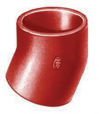Coude SMU S à 22° fonte diamètre nominal 50 mm