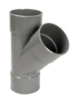 Culotte simple femelle-femelle 45° diamètre 110 mm NICOLL