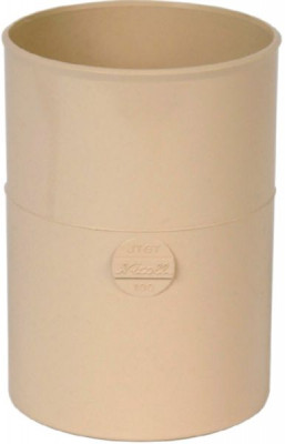 Manchon de raccord femelle-femelle pour tube de descente sable diamètre 100 mm NICOLL