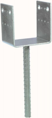 Pied de poteau en U largeur 140 mm SIMPSON STRONG-TIE