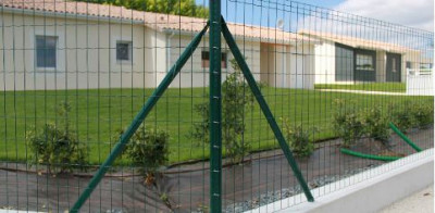 Poteau Aquigraf vert diamètre 50 mm hauteur 1,75 m LIPPI - QUERE
