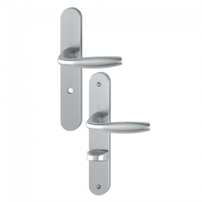 Poignée de porte inox condamnation sans voyant New York HOPPE
