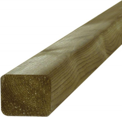 Lambourde bois raboté pin rouge du Nord classe 4 45 x 70 2m40 PROTAC
