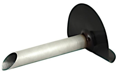 Trop plein aluminium pour évacuation des eaux pluviales diamètre 54 mm longueur 400 mm UBBINK