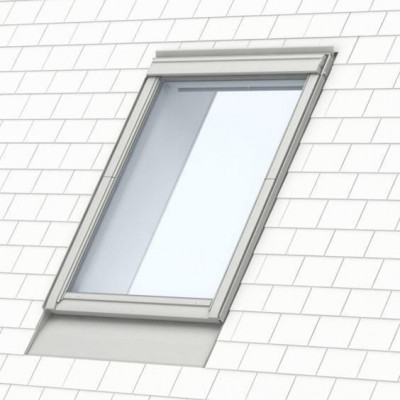 Raccord EDN pour fenêtre de toit CK04 55x98 cm pose encastrée sur ardoises gris anthracite EDN CK04 0000 VELUX
