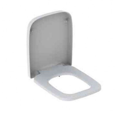 Abattant Wc Renova Plan - forme rectangulaire - fixation par le haut - fermeture ralentie - blanc GEBERIT