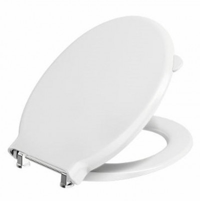 Abattant Wc Renova Comfort - adapté aux personnes à mobilité réduite - antibactérien - fixation par le bas - blanc GEBERIT