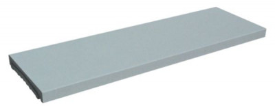 Chaperon de mur pierre lisse plat gris 99 x 30 x 4 cm WESER