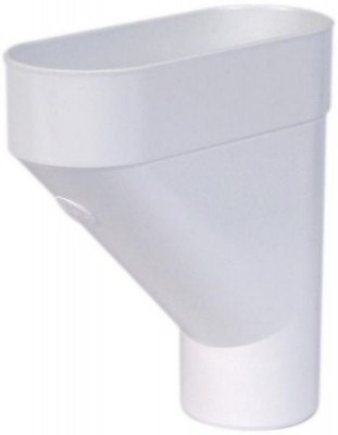 Jambonneau blanc descente diamètre 80 mm NICOLL