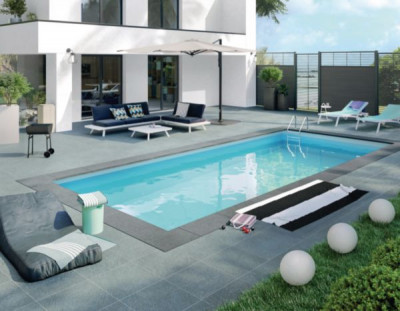 Profil de finition alu Boston 4 x 24 x 1840 mm FIBERDECK