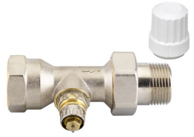 Corps de robinet à KV RA-IN 25 réglable 1'' droit dimensions NF DANFOSS