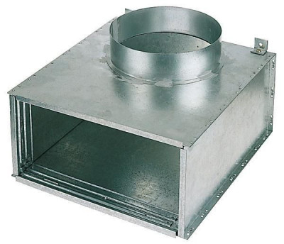 Plenum isolé piquage latéral 400 x 200 ATLANTIC CLIMATISATION VENTILATION