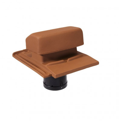 Tuille à douille complète Signy SY150 rouge vieilli diamètre 150 mm MONIER 
