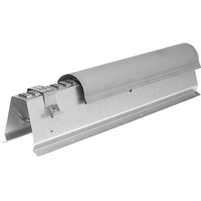 Faîtage ventilé PVM941 double pente anthra-zinc Longueur 2 m VMZINC