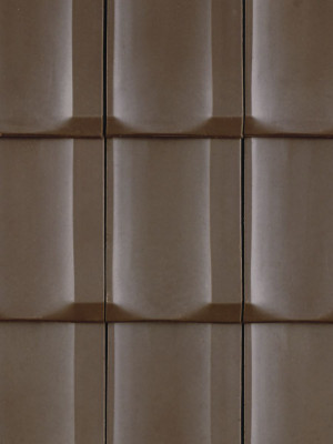 Tuile chatière Vieille Panne 451 Jura Nova brun foncé 471 x 306 mm KORAMIC 