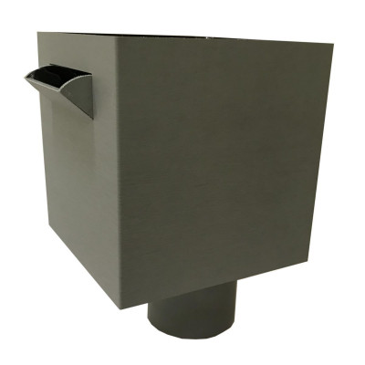 Cuvette Boatao composite avec trop-plein gris quartz 200-080 mm ALLIAGE PAILLE