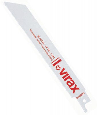 Lame de scie 18 dents L6 sachet de 5 VIRAX