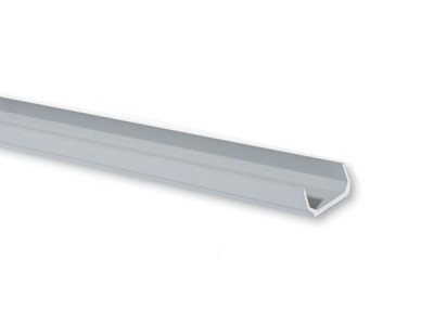 Lisse basse gris métal sable 14 x 23 x 1736 mm SILVADEC