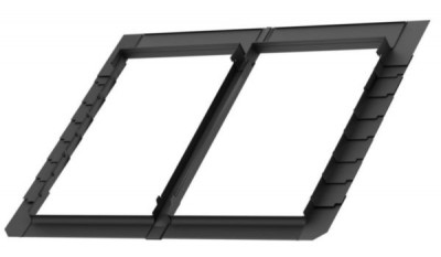 Raccord Jumo L 8 mm pour fenêtres de toit MK06 pose traditionnelle gris anthracite 78x118 cm EKL MK06 0021E VELUX