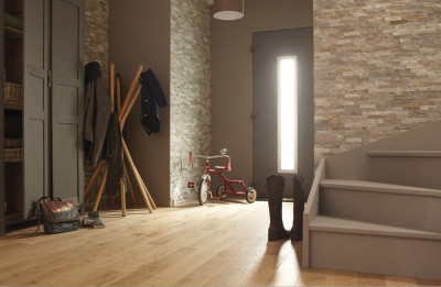 Plaquette parement Slimstone beige boite ADIB LITHOS PIERRE NATURELLE