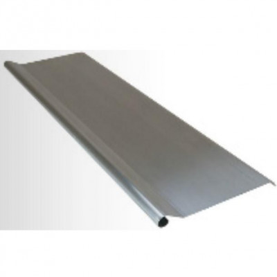 Bande de rive à biseau zinc 250 x 0,65 mm 2 ml AMELUX