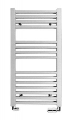 Sèche serviettes eau chaude Tahiti Double 21T045 HYD C4 R9016  FINIMETAL