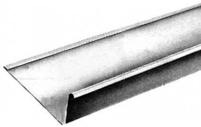 Gouttière Nantaise avec pince zinc naturel développement 33 cm 2 ml VM BUILDING SOLUTIONS FEDRUS