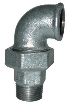 Coude union mâle-femelle galvanisé 40 x 49 mm CODITAL