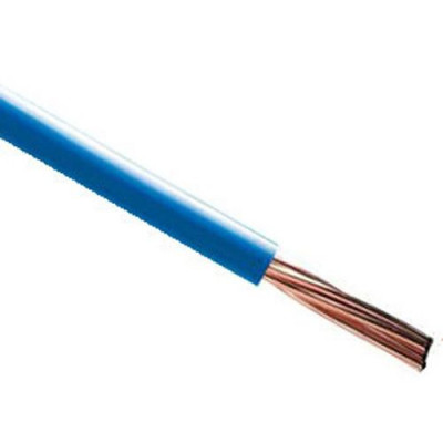 Câble HO7 VR bleu 6 mm BRICODEAL