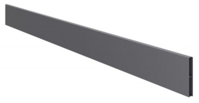 Lame écran pour claustra aluminium anthracite sablé 21 x 148 x 1797 mm SILVADEC
