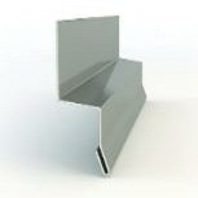 Grande bavette à rejet d'eau Plank aluminium 20 x 30 x 25 mm CEMBRIT