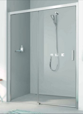 Paroi Confort Pega PE D2L 14020 VPR argent poli verre clair ROTH