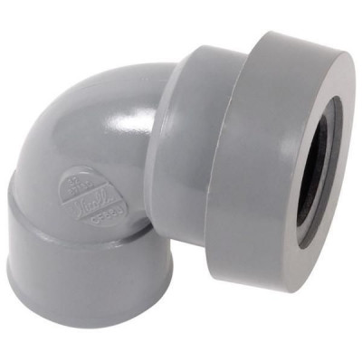 Coude système J femelle-femelle 87°30 UCF88J pour sortie d'appareil sanitaire 32 mm NICOLL