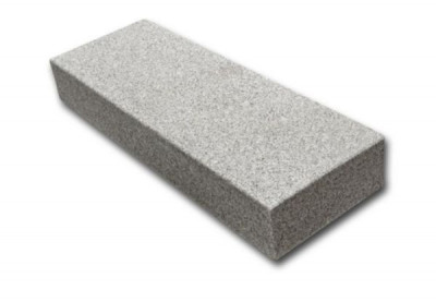 Marche-bloc granit gris scié flammé 120 x 35 x 15 cm PIERRES DE L'EST