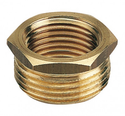 Réduction laiton mâle-femelle avec collerette 8241 2"-1"1/2 RIQUIER