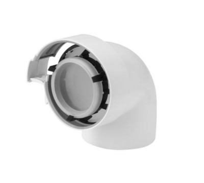 Coude PPTL/PVC nouveau Sékurit 87° 80 - 125 mm UBBINK