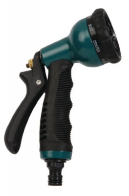 Pistolet d'arrosage métal gainé 8 jets TECHNO