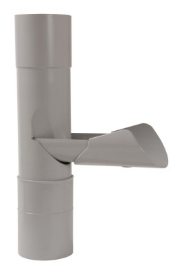 Récupérateur d'eau pluviale à languette gris 100 mm NICOLL 