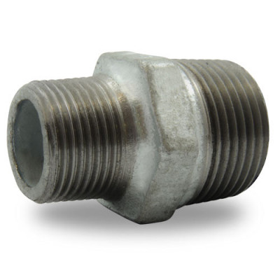 Mamelon réduit mâle-mâle galvanisé 33-15 mm CODITAL  