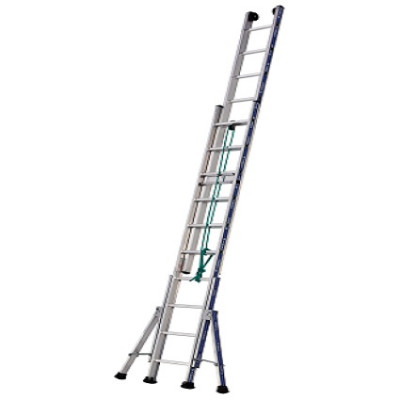 Échelle Platinium 300 coulisse à corde 2 plans 6.89 m 2x14 échelons TUBESCA / COMABI
