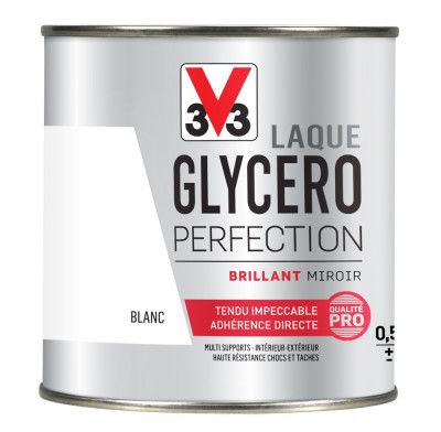 Peinture laque à base glycéro brillant 0,5l V33