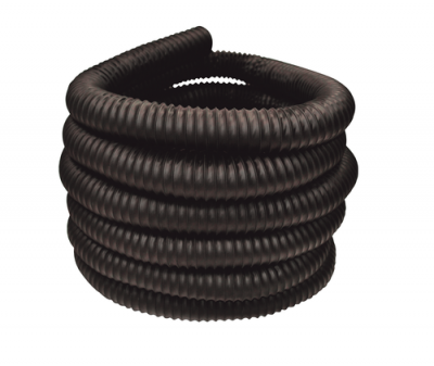 Gaine flexible aluminium noir 1 m diamètre 60 mm JONCOUX